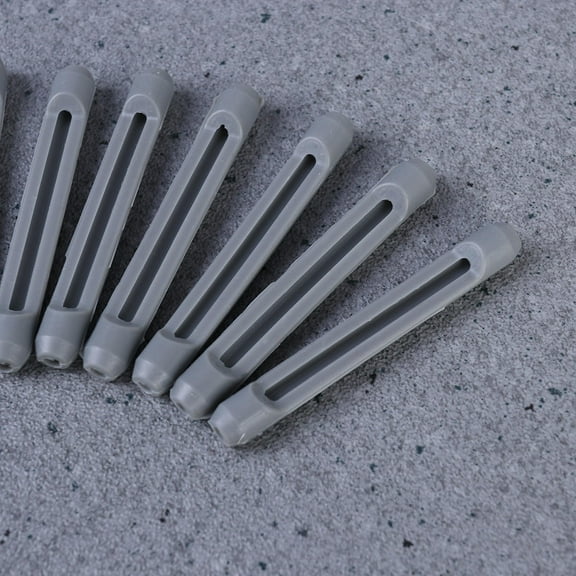 Niceauty 5Pairs Grey Silicone Eyeglasses Leg Anti Slip Ear Hooks for Everyday Use