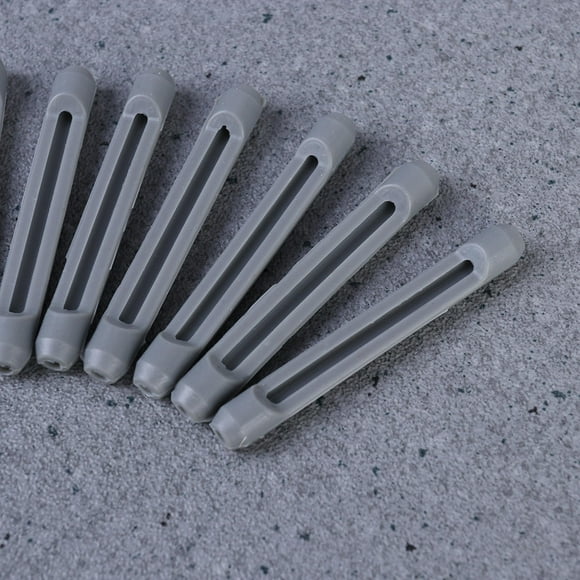 NIYANGLE 5 Pairs Cylindrical Grey Silicone Glasses Hooks for Eyewear Accessories Anti-slip Secure Daily Use