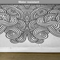 thumbnail image 6 of Ambesonne Black White Place Mats Set of 4, Circular Celtic Knot, Standard Size, Black White, 6 of 6