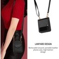 thumbnail image 6 of for Samsung Galaxy Z Flip 4 5G Women Wallet Case with Card Holder, Premium PU Leather Detachable Adjustable Cross-Body Strap Phone Case Cover for Samsung Galaxy Z Flip 4 CT Black, 6 of 8