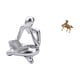 thumbnail image 5 of Figura de lector abstracto de resina de latón, estatua de pensador, adorno de caballo, escultura de animal, artesanía en miniatura, decoración adecuad, 5 of 8