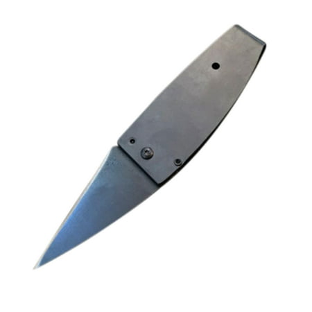 Outdoor Survival Tool EDC Gear Stainless Steel Mini Folding Knife Money Clip - (Best Way To Fold Money)