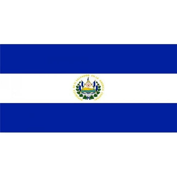 El Salvador Flag Photo License Plate