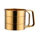 thumbnail image 2 of Tamiz de harina para hornear Utensilios para hornear con báscula Tamiz de harina de acero inoxidable Dorado, 2 of 9