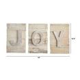 thumbnail image 2 of Nearly Natural 15" Rustic JOY Wall Art, Beige, 2 of 4