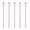 Light Pink, variant on REGALWOVEN 6 Pcs Reusable Straws, Solid Color Silicone Straws, Drinking Straws for 40 oz Tumbler, Dishwasher Safe Straws Blue