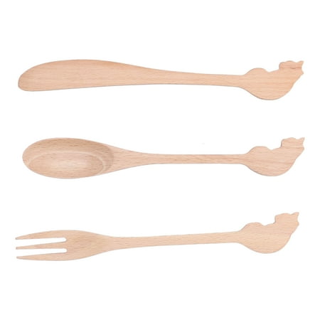 

Reusable Utensils Wooden Tableware Set Beech For Birthdays For Anniversary Celebration For Advertising Promotions For Festival