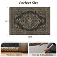 thumbnail image 5 of VUNATE Vintage Botanical Floral Printed Area Rug 8'x10' Soft Washable Non Slip Low Pile Rug for Living Room Bedroom Dining Room Home Decor Indoor Carpet with Blossom Design Green, 5 of 7