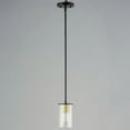 thumbnail image 4 of 91840CDABBK Maxim Lighting Sleek - 1 Light Mini Pendant-Antique Brass/Black Finish, 4 of 5