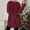 Wine, variant on Abomasnow Womens Hooded Sweater Oversized Rebbed Knit Sweater Loose Fit Long Sleeve Curve Hem Fleece Sherpa Jacket Coat