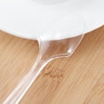 thumbnail image 3 of Monyance disposable spoons 100 Clear Plastic Spoons, Heavy Duty Disposable Silverware(4.72X0.91X0.28Inches), 3 of 9
