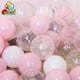 thumbnail image 2 of Juego de 20 globos de látex de 12 pulgadas con forma de estrella, transparente, rosa y dorado, para decoración de bodas, baby shower, fiestas de cumpleaños, suministros para decoración del hogar, 2 of 5