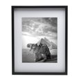 thumbnail image 5 of Melannco 17X21-inch Black MDF Wood Picture Frame, Matted for 11X14 Photo, 5 of 8