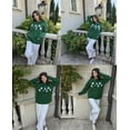 thumbnail image 4 of Cueply Sweaters for Women Long Sleeve Chunky Fuzzy Knit Pullover Sweater Tops Trendy Patterns, 4 of 9