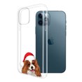 thumbnail image 2 of WIRESTER Cavalier King Charles Spaniels Dog Happy Transparent Soft Gel TPU Clear Case Slim Protective Cover for Apple iPhone 12 Pro Max 6.7" 2020, 2 of 3