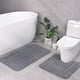 thumbnail image 1 of Juego de alfombras de baño LOCHAS gris claro, 2 piezas, 1 of 7