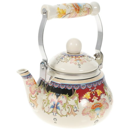 

Delicate Enamel Teapot Household Tea Serving Pot Tea House Restaurant Teapot