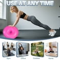 thumbnail image 7 of BESTSKY Exercise Ball,23.6"*23.6"*9.8" Yoga Ball For Pregnancy,Anti-Slip Workout Ball,Red, 7 of 7