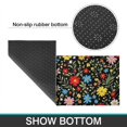 thumbnail image 6 of Pioneer Flower Floral Print Pattern Kitchen Rugs Sets Of 2, Anti Fatigue Non Slip Washable Floor Mats for Kitchen Sink Laundry, 17X30 Inch + 17X47 Inch, 6 of 6