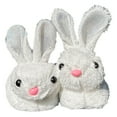 thumbnail image 3 of LAVRA Women's Furry Slip On Cushion Bunny Rabbit Unicorn Slippers Adult House Shoes, 3 of 4