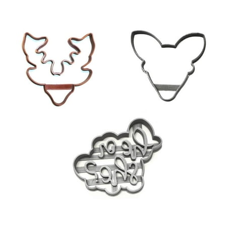

Buck Or Doe Gender Reveal Baby Shower Set Of 3 Cookie Cutters USA PR1403