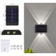 thumbnail image 2 of Paquete de 2 (luz blanca, aprox. 75 x 30 x 100 mm) luces solares de pared de arriba a abajo, ahorro de energía, impermeables, a prueba de polvo, con luces LED para jardín, patio, garaje., 2 of 5
