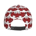 thumbnail image 6 of Naloa Original Classic Low Profile Hat Men Women Baseball Cap Dad Hat Adjustable Unconstructed Cute Red Crab Print Cap, 6 of 9