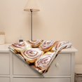 thumbnail image 6 of Blanket Cinnamon Roll Fleece Lightweight Throws Gift for Birthday Christmas Soft Flannel Blankets for All Season Bed Sofa 50"x40" Small for Kids, 6 of 6