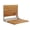 Brushed Stainless Steel, Teak, variant on Folding Shower Seat with Back - Walnut ADA Wall Mount Bathroom Bench with Contoured Comfort for Adults Elderly Disabled Bariatric Assist/304 Stainless Steel/Supports 500 lbs/Matte Black/ 18" x 16"