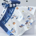 thumbnail image 2 of CYRBOKO Boxers for Boys, Stretchy Cotton 4 Pieces Elastic Waist Boys Underwear Blue Size 8 T, 2 of 9