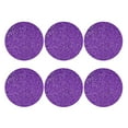 thumbnail image 2 of Bingfone Vintage Glitter Purple Leather Drinks Coasters With Set Of 6,Suitable For Home Kitchen,Coffee Cup Coasters Home Gift, 2 of 9