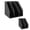 1Pcs Black (3 Compartments), variant on SAYEEC Black Collapsible Plastic Magazine File Holder, 4-Compartment Binder Storage Organizer, Adjustable Desk Organizer for Office Home