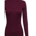 thumbnail image 3 of FashionOutfit Women's Basic Lightweight Thermal Turtleneck Top, 3 of 3