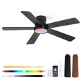 thumbnail image 1 of Ventilador de Techo Fanbulous 48" Montaje Empotrado con Luz RGB y Motor DC, 1 of 8