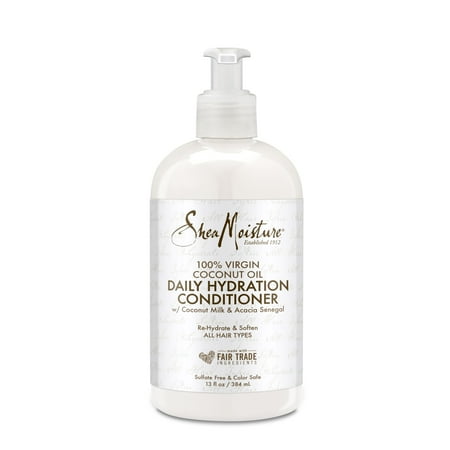 Sodium Lauryl Sulfate Coconut (100% Virgin Coconut Oil Daily Hydration Conditioner - Softens and Moisturizes Natural Hair - Sulfate-Free with Natural & Organic Ingredients - Lightweight, Daily Hydration for All Types)