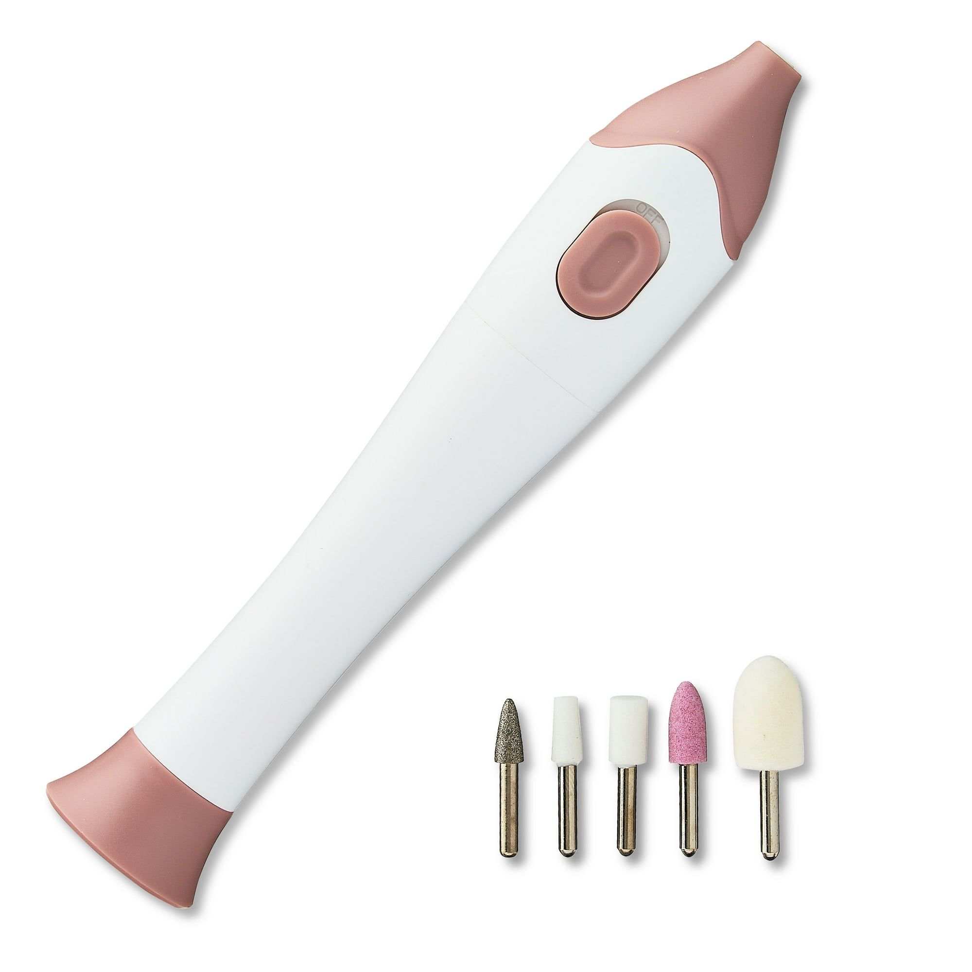 Equate Electric Total Nail Care System, 5 Attachments for Manicure and Pedicure