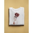 thumbnail image 2 of Pretty African Girl Sketch  Sweatshirt Women -Image by Shutterstock, Female x-Large, 2 of 4
