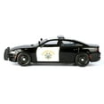 thumbnail image 2 of 2023 Dodge Charger Pursuit Police Car "California Highway Patrol" Black and White "Law Enforcement and Public Service" Series 1/24 Diecast Model Car by Motormax, 2 of 6