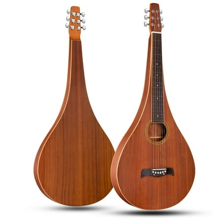 FITHOOD ADM Weissenborn Hollow-Neck Hawaiian-Style Slide Acoustic Guitar for Enthusiasts