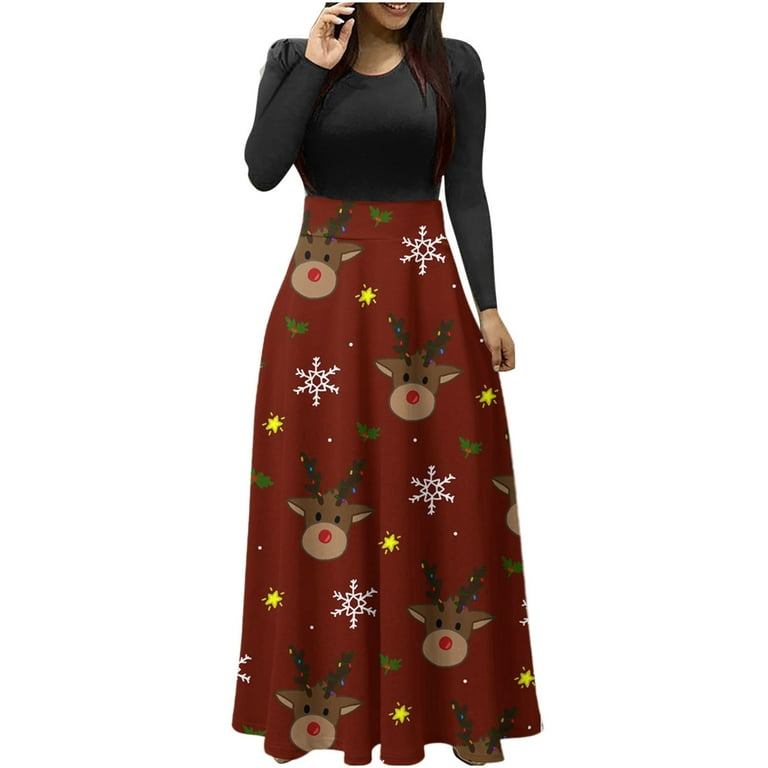 Empire waist shop christmas dress