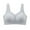 Gray, variant on Pull Up Bras for Women No Underwire Wireless Seamless Bralette V Mesh Comfort Supportive Full Coverage Padded Bras