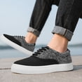 thumbnail image 4 of Adult Platform Canvas Shoes Fashion Men’s Sneakers Classic Non-Slip Low Top Shoes Comfortable Casual Sneakers, 4 of 4