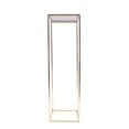 thumbnail image 3 of Wedding Flower Stand Metal Column Flower Rack Wedding Stand Prop Centerpiece Square Metal Plant Stand Indoor Outdoor Flower Pot Display Shelf Home Decor Column Metal Flower Stand Wedding Party, 3 of 12