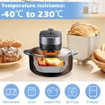 thumbnail image 4 of 2Pcs Air Friteuse Pot de Silicone avec Poignée Réutilisable Air Friteuse Doublure Résistant à la Chaleur Air Friteuse Panier en Silicone Plat de Cuisson Carré A, 4 of 11
