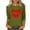 #0212-Army Green, variant on Graphic Tees for Women Crew Neck Heart Lip Distress Print Short Sleeve Tops for Women Regular Fit Soft Heather Stretchy Loose Hem Tops for Women