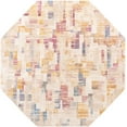 thumbnail image 1 of Rugs.com Deepa Collection Rug – 8 Ft Octagon Ivory Medium Rug Perfect For Living Rooms, Kitchens, Entryways, 1 of 9