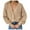 Khaki, variant on Baberdicy Women's Button-Front Knit Cardigan, V-Neck Long-Sleeve Sweater, Layering for Office & Home , Button-Front Knit Cardigan, Casual Sweater Coat, Everyday Top Grey Xxl