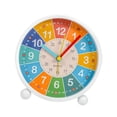 thumbnail image 2 of Reloj despertador infantil con de colores codificadas, sencillo reloj de escritorio a pilas con retroiluminación para apartamento, dormitorio,, 2 of 9