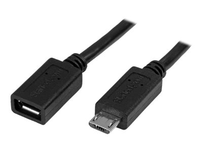 StarTech.com 8 Inch USB OTG Cable Micro USB to Micro USB 8 inch USB OTG Mobile Device Adapter Cable M/M 