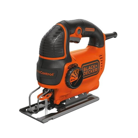 Sierra caladora BLACK+DECKER BDEJS600C 5A 3000SPM con cortes biselados de 45°